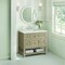 James Martin Vanities 36'' Single Vanity, Whitewashed Oak w/ 3 CM Lime Delight Quartz Top 330-V36-WWO-3LDL - alternate 3
